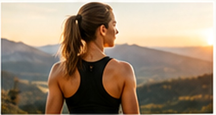 Active adult focused on strength and recovery